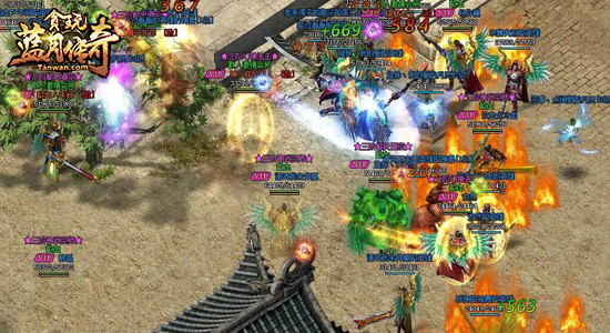 贪玩《蓝月传奇》帮会